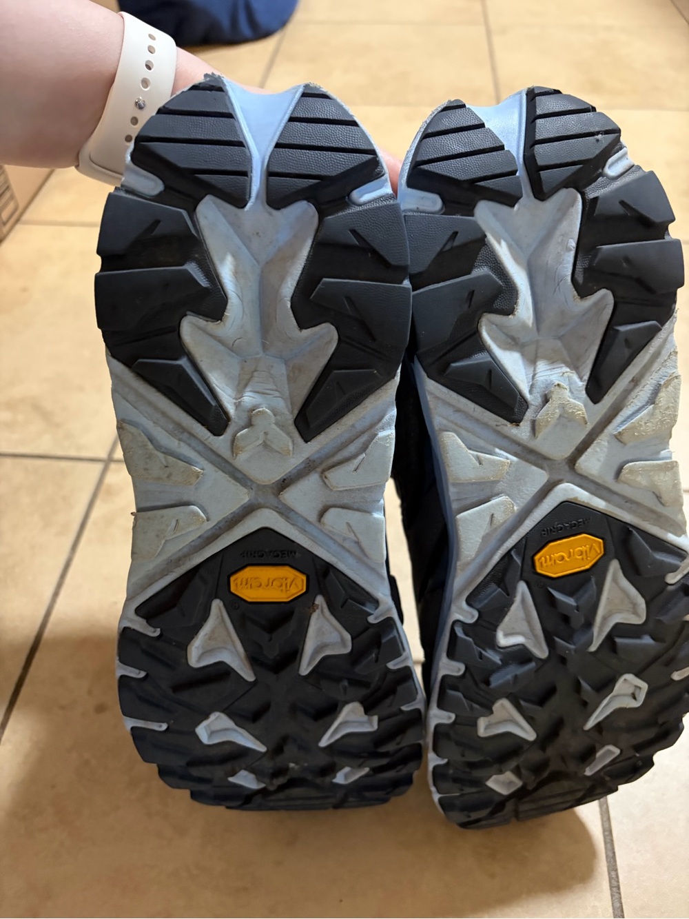 HOKA GORE-TEX Blue Trail Sneakers Size 10b - Picture 5 of 5